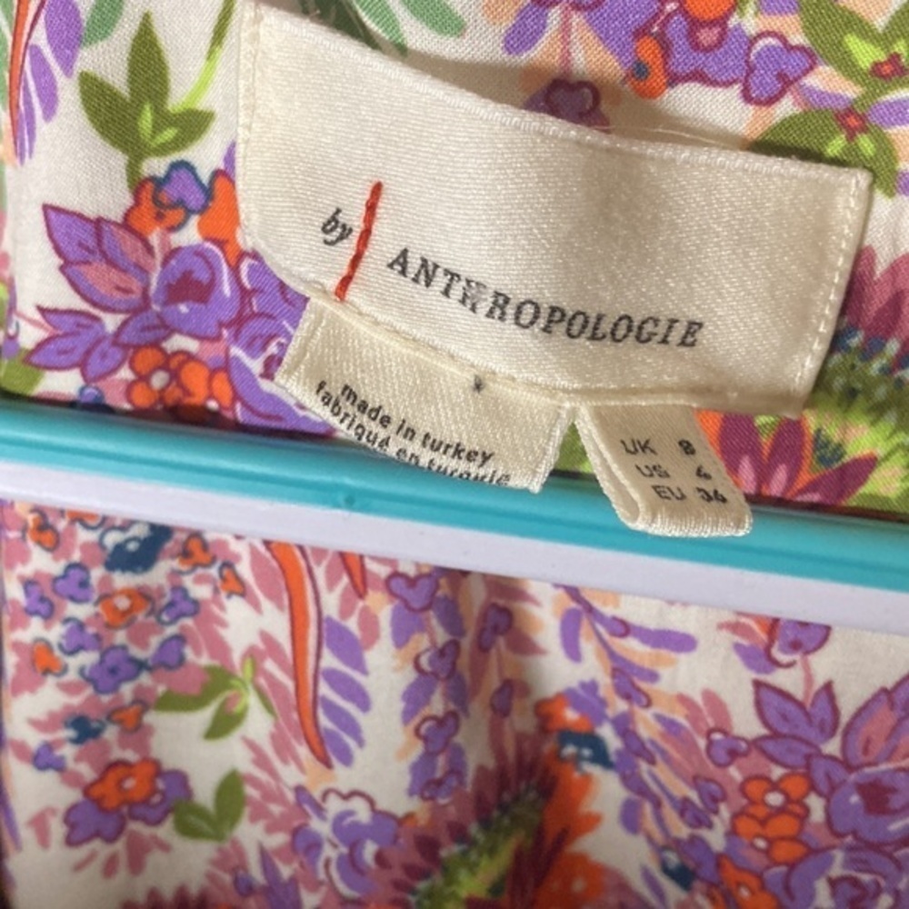 Anthropologie Analise Crane Bird Dress - Picture 8 of 10